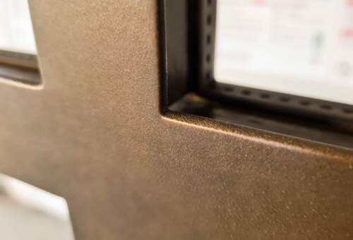 Fenter profile bronze burnished - detail view
