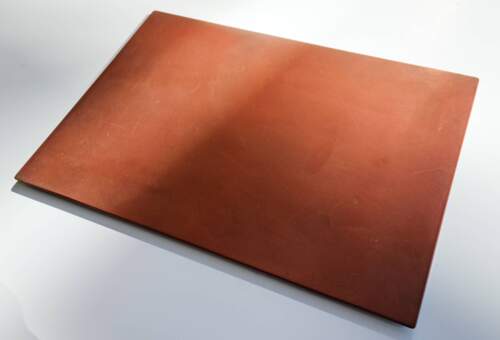 Copper reddish smooth and fine surface