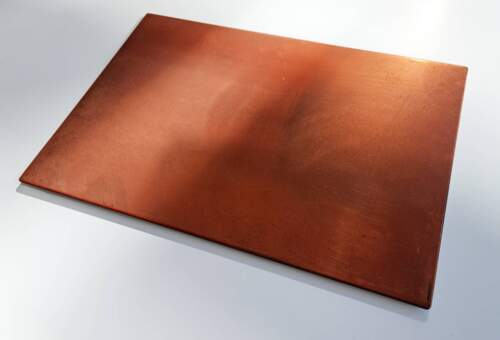 Copper surface with fine patina